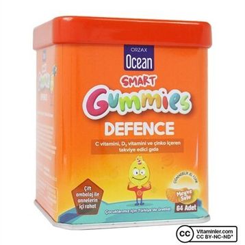Ocean Smart Gummies Defence Vitamin C 64 Çiğnenebilir Jel Form