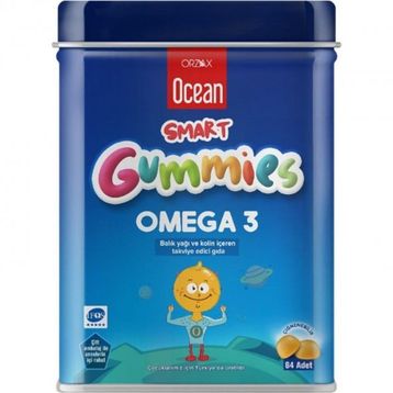 Ocean Smart Gummies Omega 3 30 Çiğnenebilir Tablet