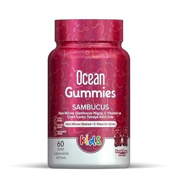 Ocean Smart Gummies Sambucus 64 Çiğnenebilir Jel Form