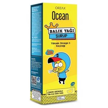 Ocean Tutti Frutti Kral Şakir 150 ml Balık Yağı Şurubu