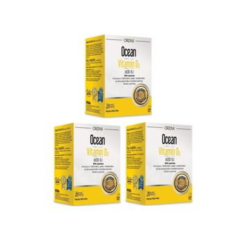Ocean Vitamin D3 600 IU 3x20 ml Sprey