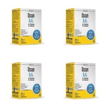 Ocean Vitamin D3 K2 4x20 ml Damla
