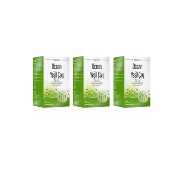 Ocean Yeşil Çay Ekstresi 500 mg 60 Kapsül