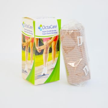 OctaCare 10 cm x 4.5 m Süper Elastik Bandaj
