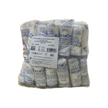 OctaCare 10 cm x 4 m 50 Adet Elastik Sargı Bezi