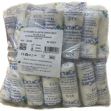 OctaCare 10 cm x 4 m 50 Adet Elastik Sargı Bezi