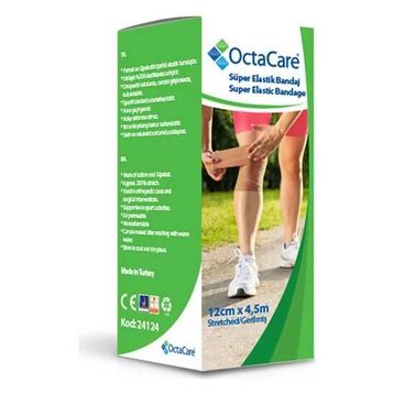 OctaCare 12 cm 4x5 mt Süper Elastik Bandaj