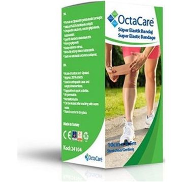 OctaCare 12 cm x 4.5 m Elastik Bandaj