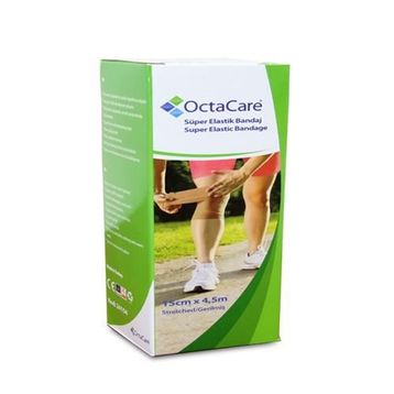 OctaCare 15cm x 4.5 m Süper Gerilmiş Elastik Bandaj