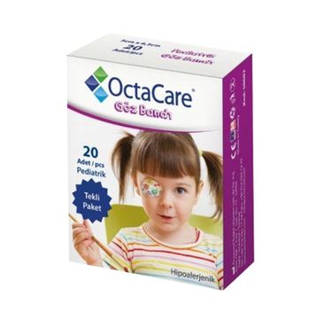 OctaCare 20'li Kız Çocuk Göz Bandı
