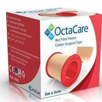 OctaCare 5 m x 5 cm Bez Tıbbi Flaster