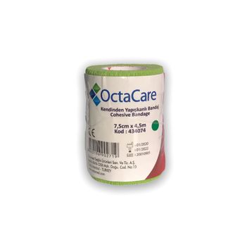 OctaCare 7.5 cm x 4.5 m Kendinden Yapışkanlı Bandaj
