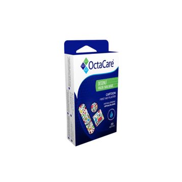 Octacare Desenli 20'li Yara Bandı