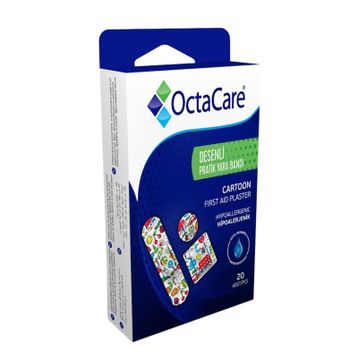 Octacare Desenli 20'li Yara Bandı