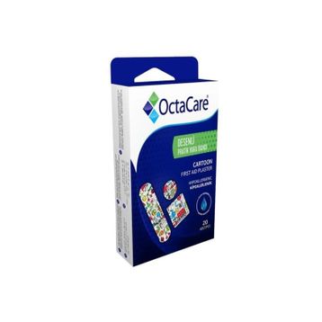 Octacare Desenli 20'li Yara Bandı