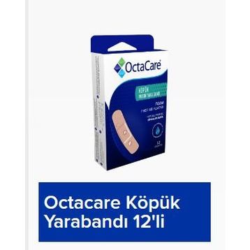 OctaCare Köpük 12'li Yara Bandı