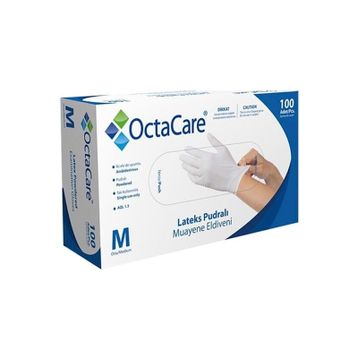 OctaCare Medium 100'lü Mavi Nitril Eldiven