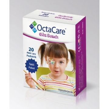 OctaCare Pediatrik 5 x 6.2 cm 20'li Kız Çocuk Göz Bandı
