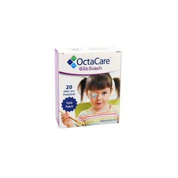 OctaCare Pediatrik 5 x 6.2 cm 20'li Kız Çocuk Göz Bandı