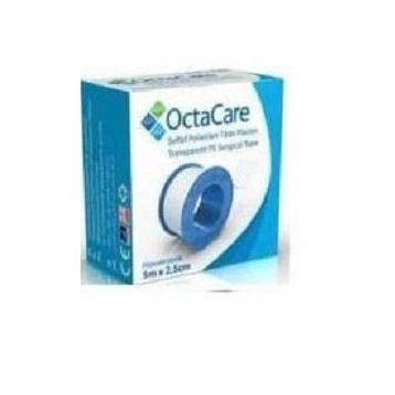 OctaCare Polietilen 5 m x 2.5 cm Tıbbi Şeffaf Flaster