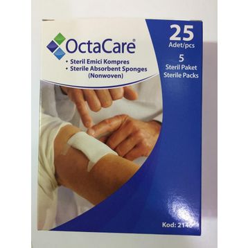 Octacare Steril Emici Kompres 25 Adet