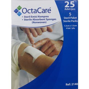 Octacare Steril Emici Kompres 25 Adet