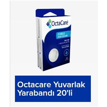 OctaCare Yuvarlak 20'li Yara Bandı
