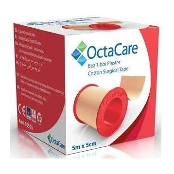 Octamed 5 m x 5 cm Tıbbi Bez Flaster