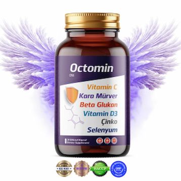 Octomin Vitamin C Kara Mürver Beta Glukan 30 Kapsül