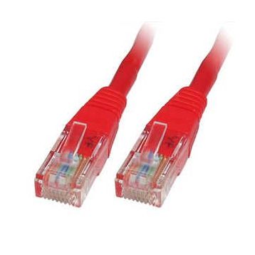 ODS CAT6 Utp LSZH Saf Bakır Kırmızı 0.3 m Patch Kablo