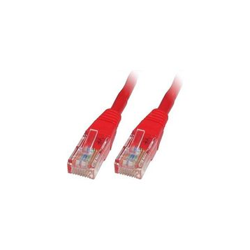 ODS CAT6 Utp LSZH Saf Bakır Kırmızı 1 m Patch Kablo