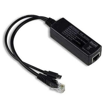Odseven RJ45 Güç Ayırıcı 12W 5V 2.4 Amp PoE Splitter Micro USB Dönüştürücü
