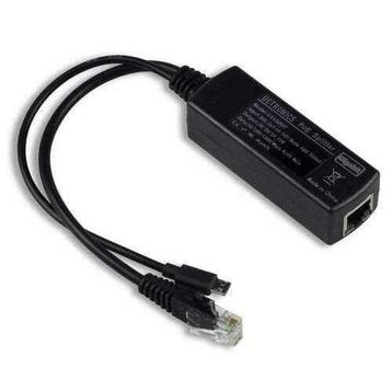 Odseven RJ45 Güç Ayırıcı 12W 5V 2.4 Amp PoE Splitter Micro USB Dönüştürücü
