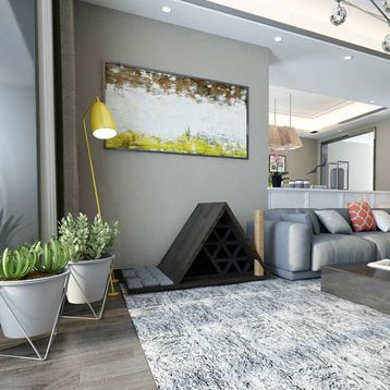 Odun Concept Ahşap Trigon Soft Kedi Evi