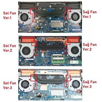 OEM Asus FX502VE Sol V1 Fan