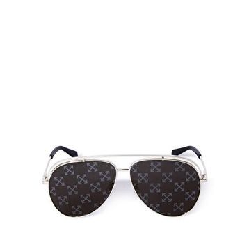 Off-White Oeri14k 62 7272 Gri Metal Erkek Güneş Gözlüğü