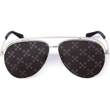 Off-White Oeri14k 62 7272 Gri Metal Erkek Güneş Gözlüğü