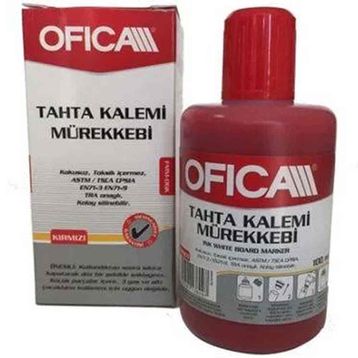 Ofica 20 ml Kırmızı Tahta Kalem Mürekkebi