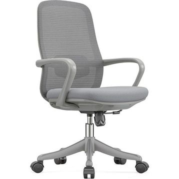 Ofisbazaar Lavander Fileli Gri Çalışma Koltuğu