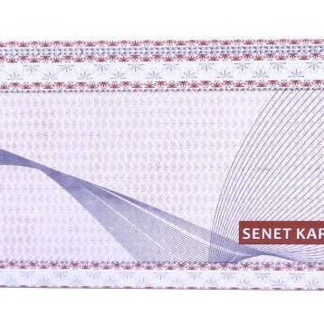 Ofisostim Dolar 50 Yaprak Senet Karnesi