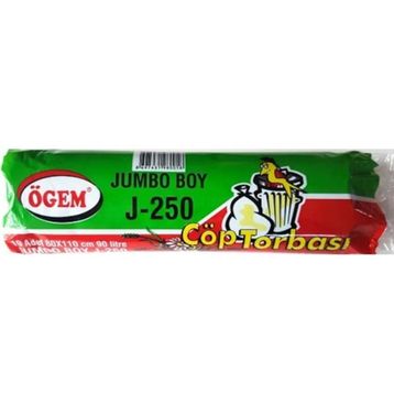 Ögem Jumbo Boy Mavi Çöp Torbası Poşeti 50 Adet