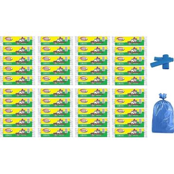Ögem Orta Boy Mavi 55x60 cm 20'li Çöp Torbası (5 adet)