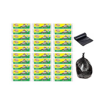 Ögem Orta Boy Siyah 55x60 cm 20'li Çöp Torbası