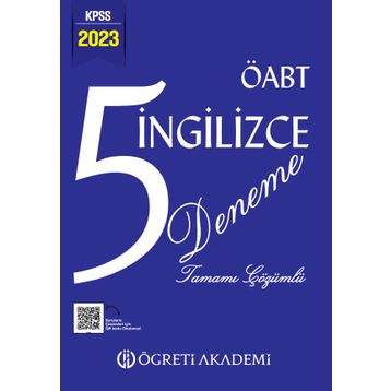 Öğreti Akademi 2023 KPSS ÖABT İngilizce 5 Deneme