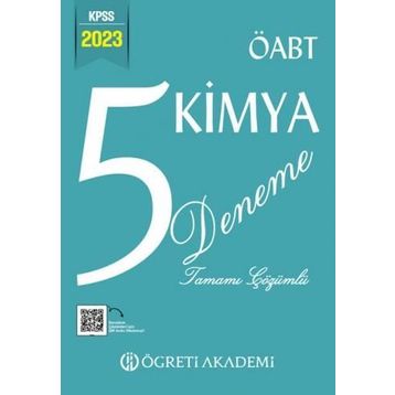 Öğreti Akademi 2023 KPSS ÖABT Kimya 5 Deneme