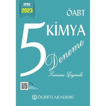 Öğreti Akademi 2023 KPSS ÖABT Kimya 5 Deneme