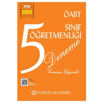 Öğreti Akademi 2023 KPSS ÖABT Sınıf Öğretmenliği 5 Deneme