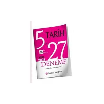 ÖĞRETİ AKADEMİ KPSS Genel Yetenek Genel Kültür 5x27 Tarih Deneme