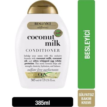OGX 385 ml Coconut Fine Curls Saç Bakım Kremi