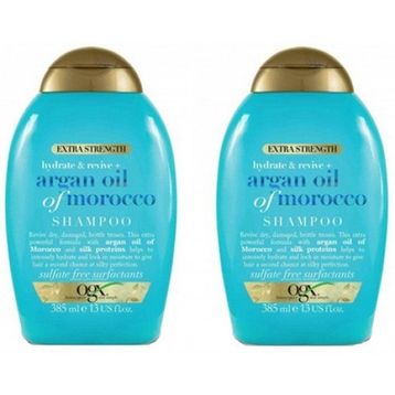 OGX Argan Oil Morocco 2x385 ml Extra Güçlü Şampuan